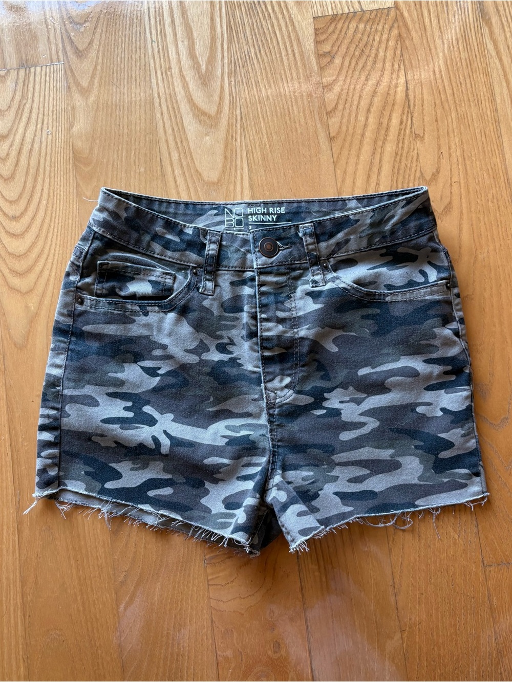 Camouflage Cut Off Shorts
